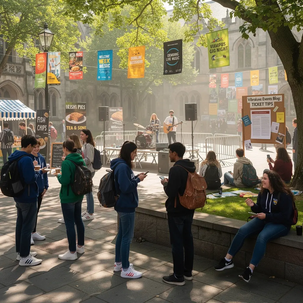 Community festival planning with music and activities.